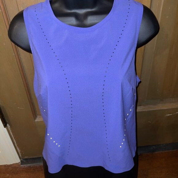 Lululemon Athletica Swift Ventilated Purple Indigo Tank Top Size 8 - Picture 8 of 13